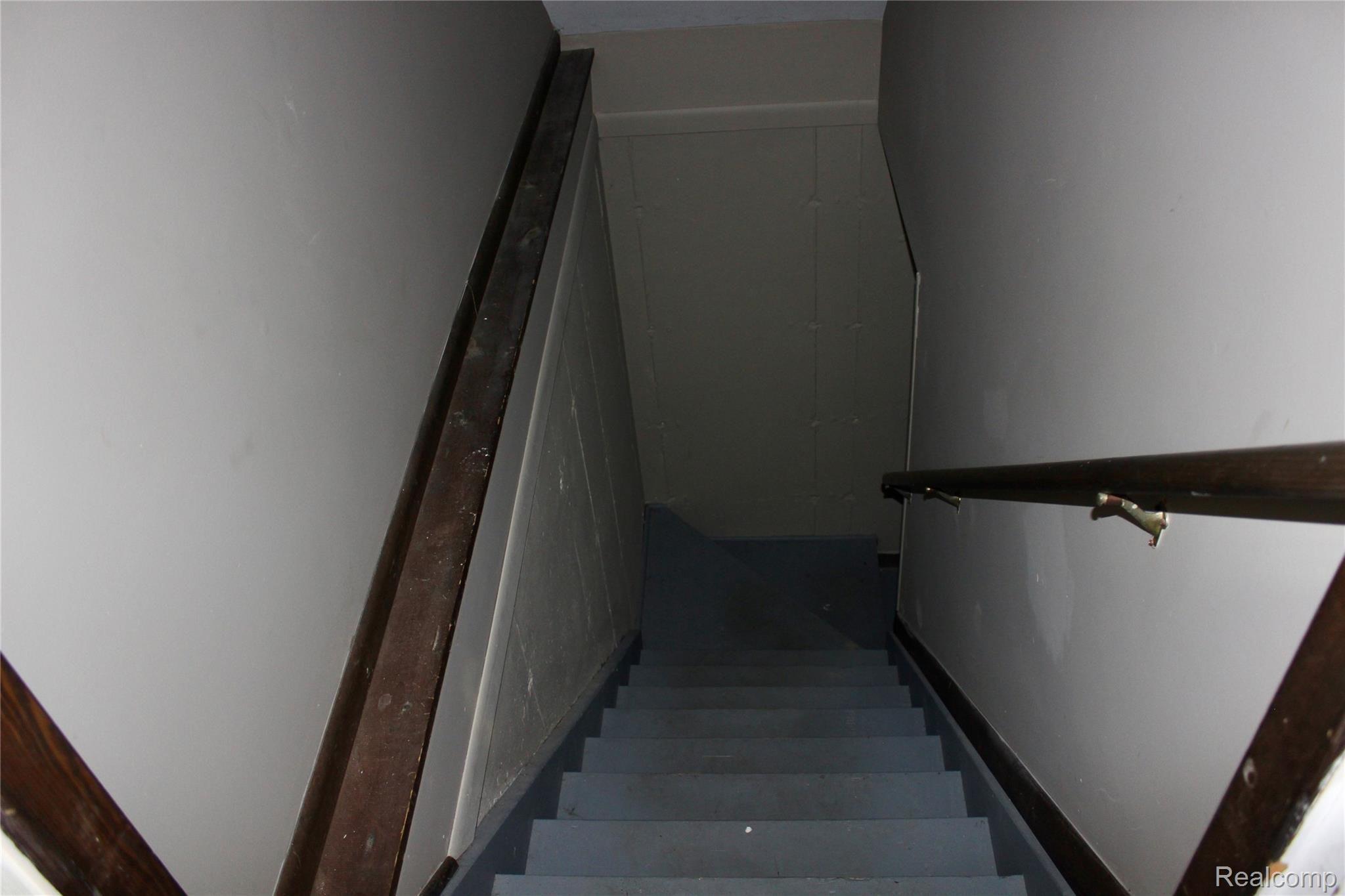 36 South Hospital Road Waterford, MI 48327 - Photo 18 of 32 Basement stairs leads to laundry room, rec room and 2nd full bath