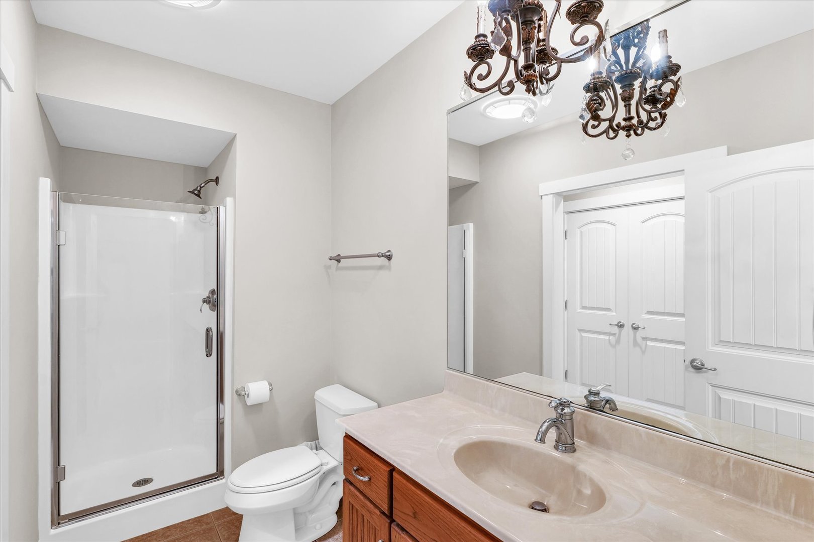 1803 Cobblefield Court Champaign, IL 61822 - Photo 47 of 55 a bathroom with a sink a toilet and shower