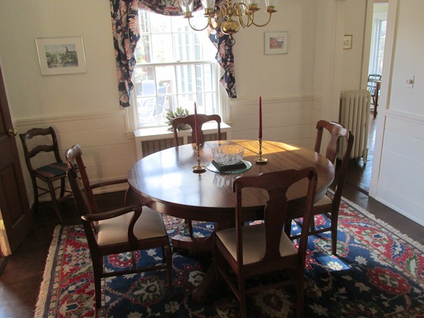 25 Lehigh Road Wellesley, MA 02482 - Photo 5 of 18 a view of a dining room with furniture and window