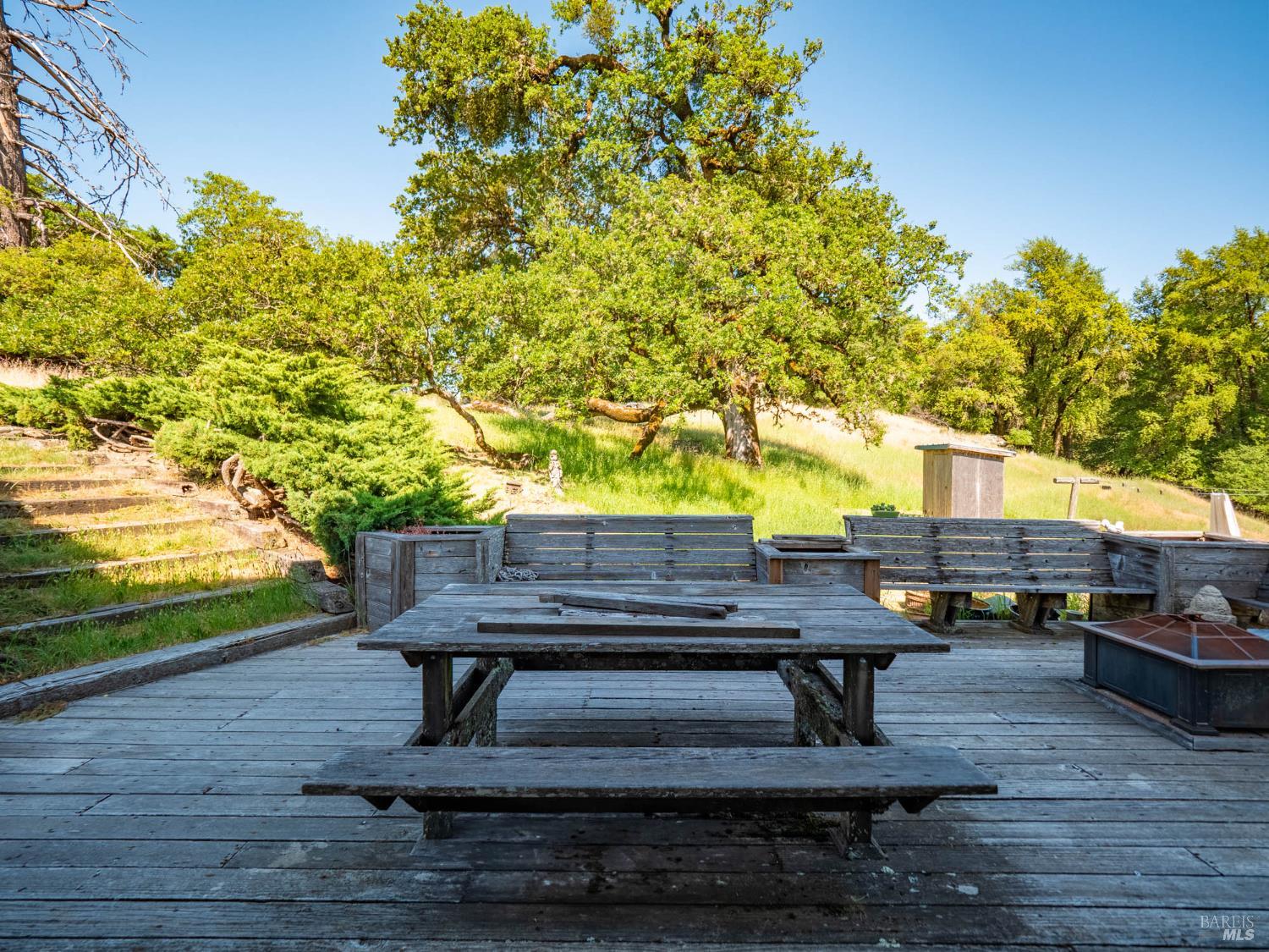 19780 Yorkville Ranch Road Yorkville, CA 95494 - Photo 32 of 49 a view of a bench in a patio