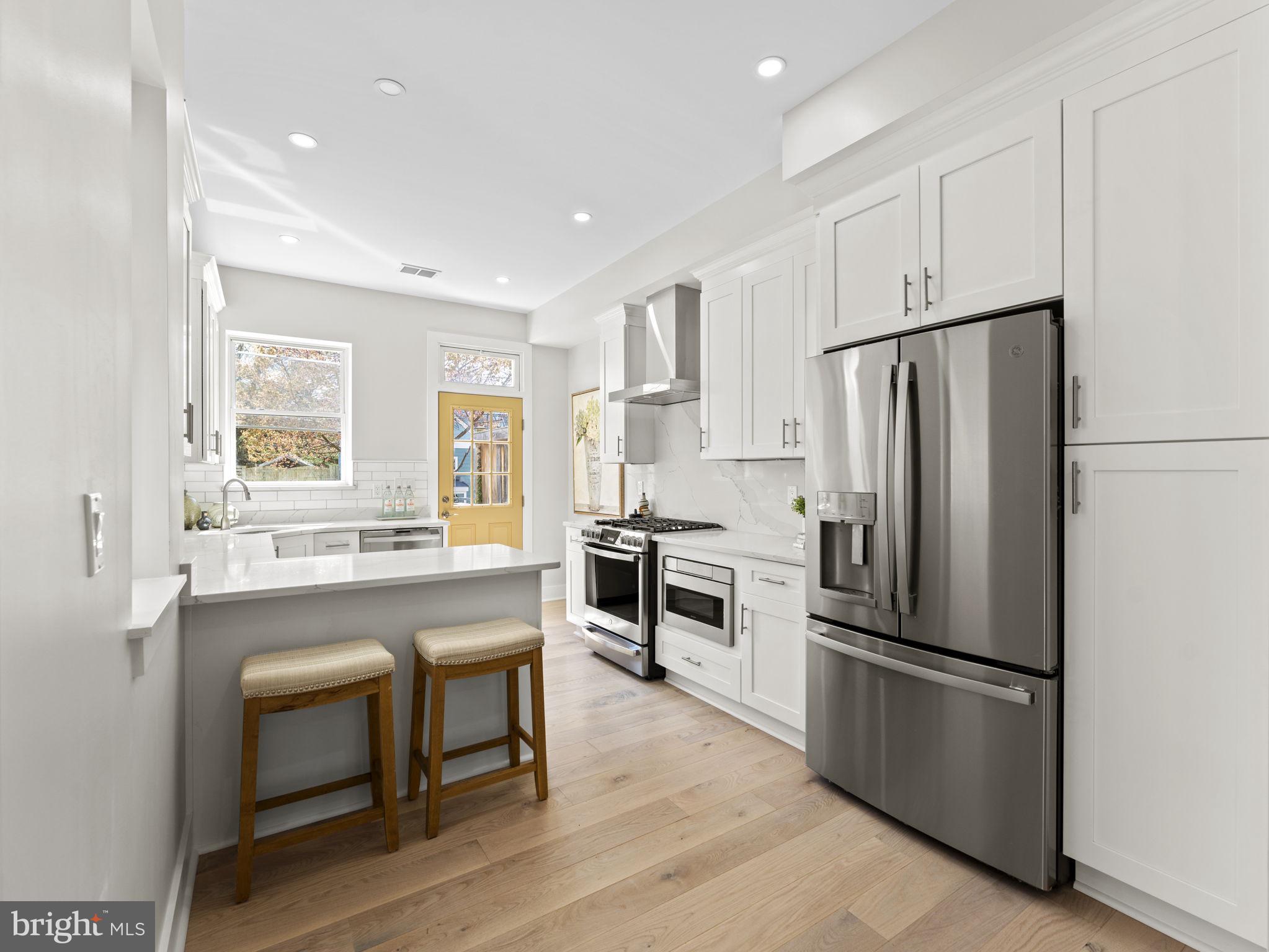 532 Shepherd Street Northwest Washington, DC 20011 - Photo 11 of 28 Gourmet Kitchen with Island