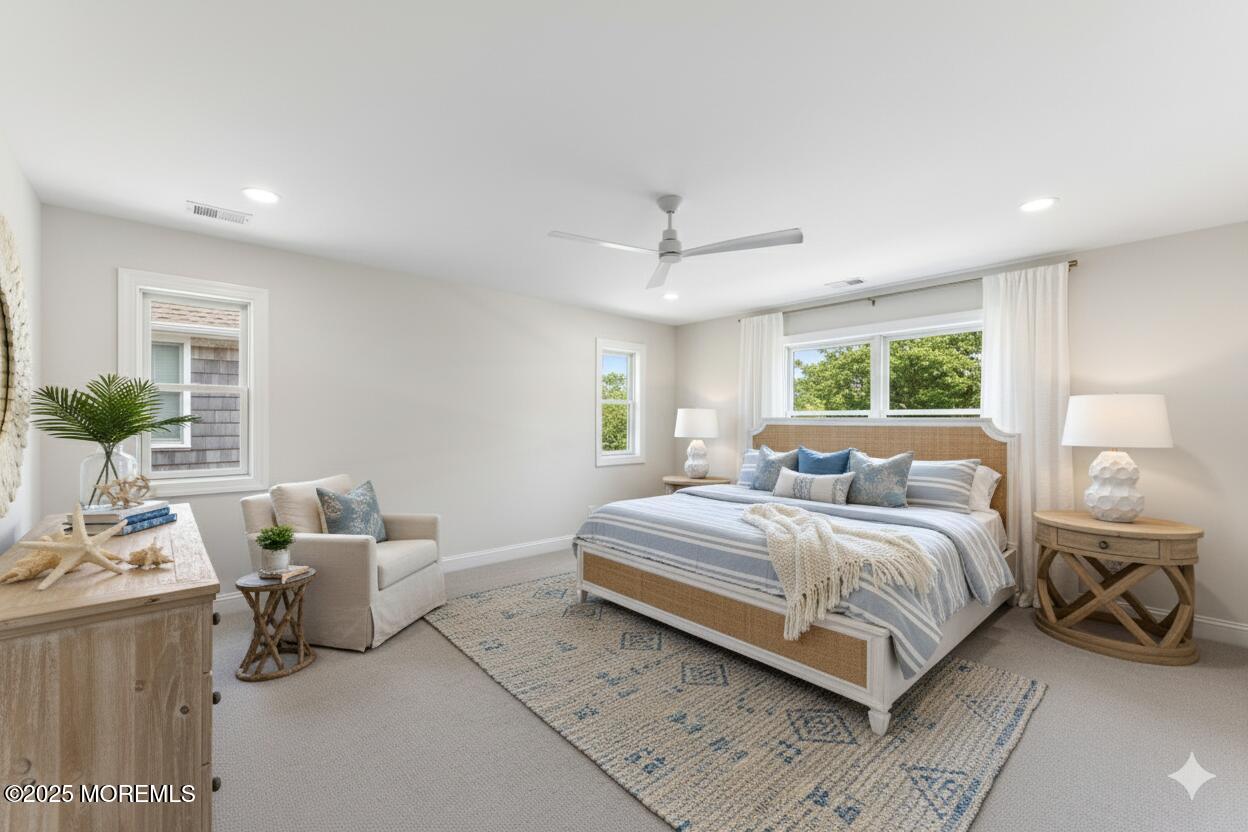 1413 George Street Point Pleasant, NJ 08742 - Photo 31 of 51 a bedroom with a bed and furniture