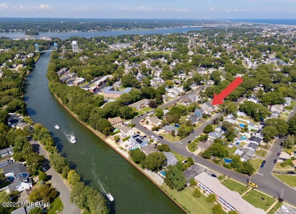 1413 George Street Point Pleasant, NJ 08742 - Photo 48 of 51 an aerial view of residential houses with outdoor space and river