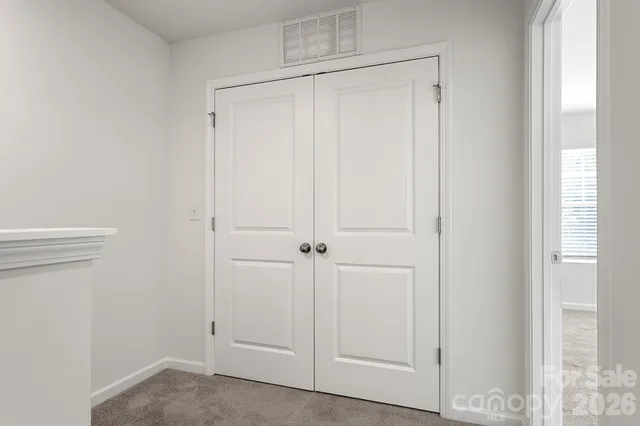 a view of closet area