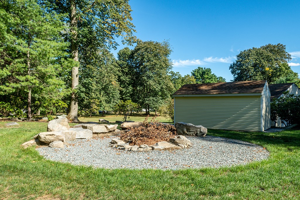 33 Forge Road North Kingstown, RI 02852 - Photo 26 of 34 Fire Pit and Shed