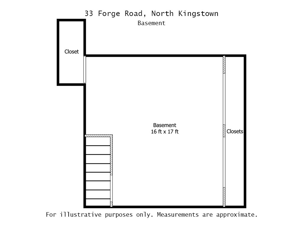 33 Forge Road North Kingstown, RI 02852 - Photo 34 of 34 Floor Plan - Basement