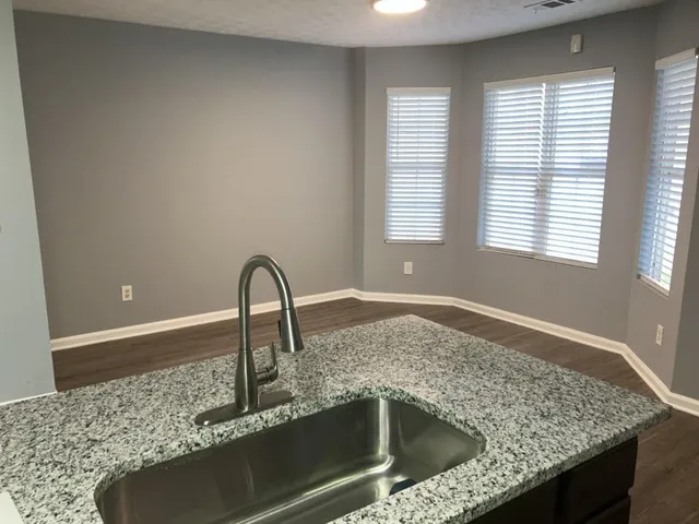 a close view of sink and tap