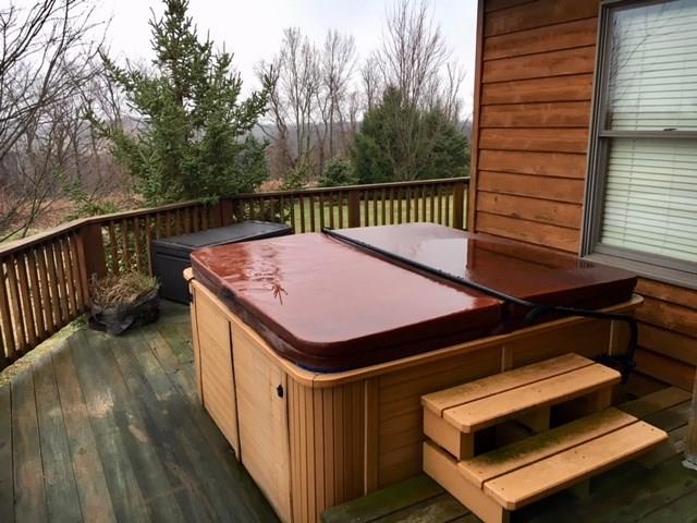 1245 Flatwoods Road Vanderbilt, PA 15486 - Photo 22 of 25 Enjoy a relaxing ending of your day in the outdoor Hot Tub.