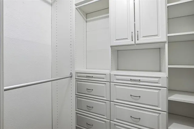 a close view of washer and dryer