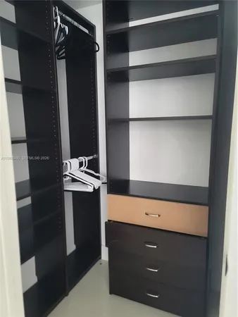 a view of walk in closet