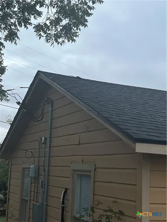 a backyard of a house