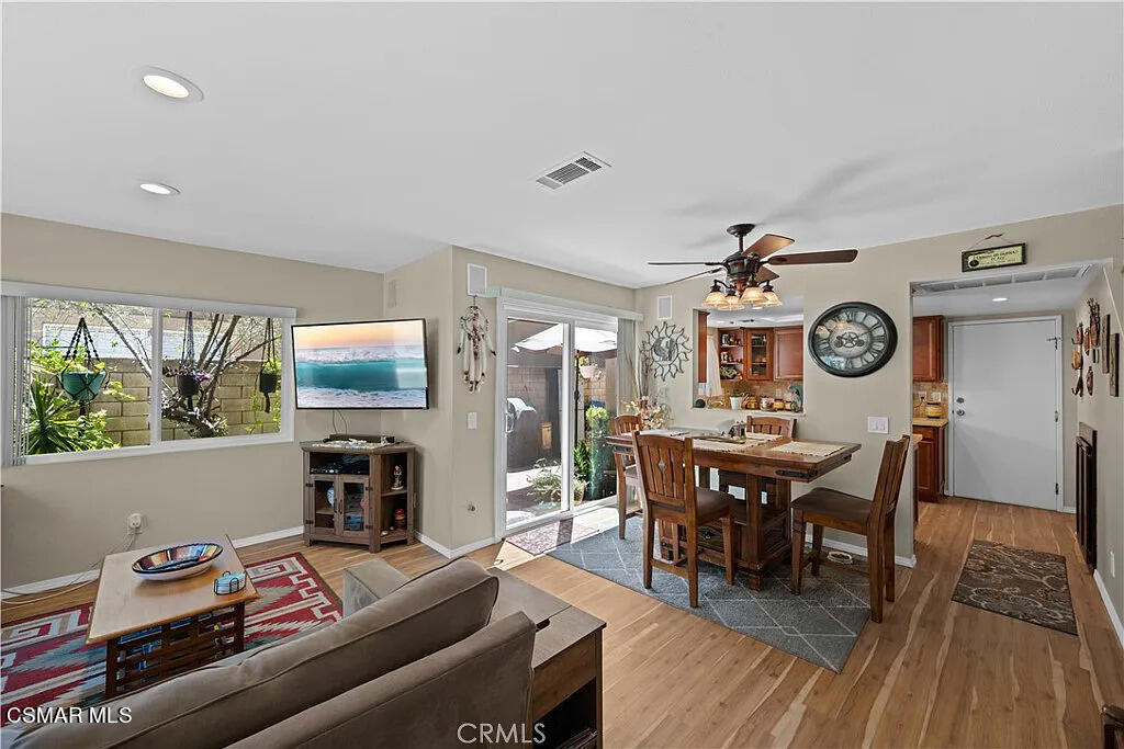 4492 Apricot Road, Unit B Simi Valley, CA 93063 - Photo 2 of 24 a living room with furniture and a flat screen tv