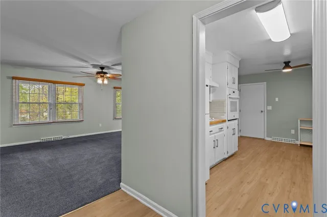 wooden floor in an empty room