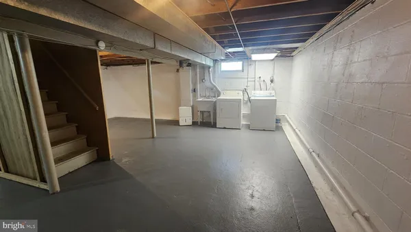 a view of storage and utility room