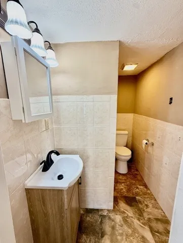a bathroom with a sink and a toilet