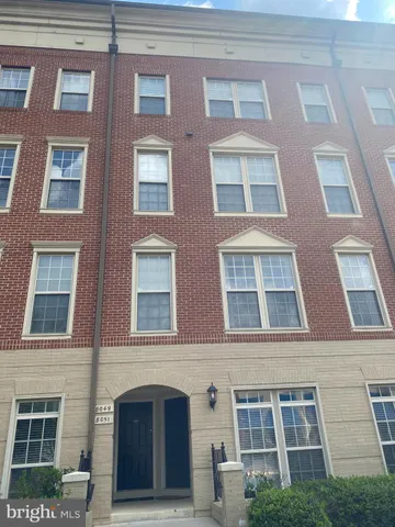 a front view of a building