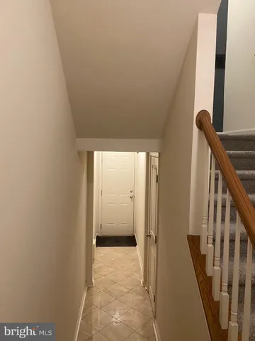 a view of an entryway with staircase