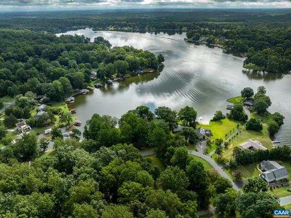 a view of a lake with a lake