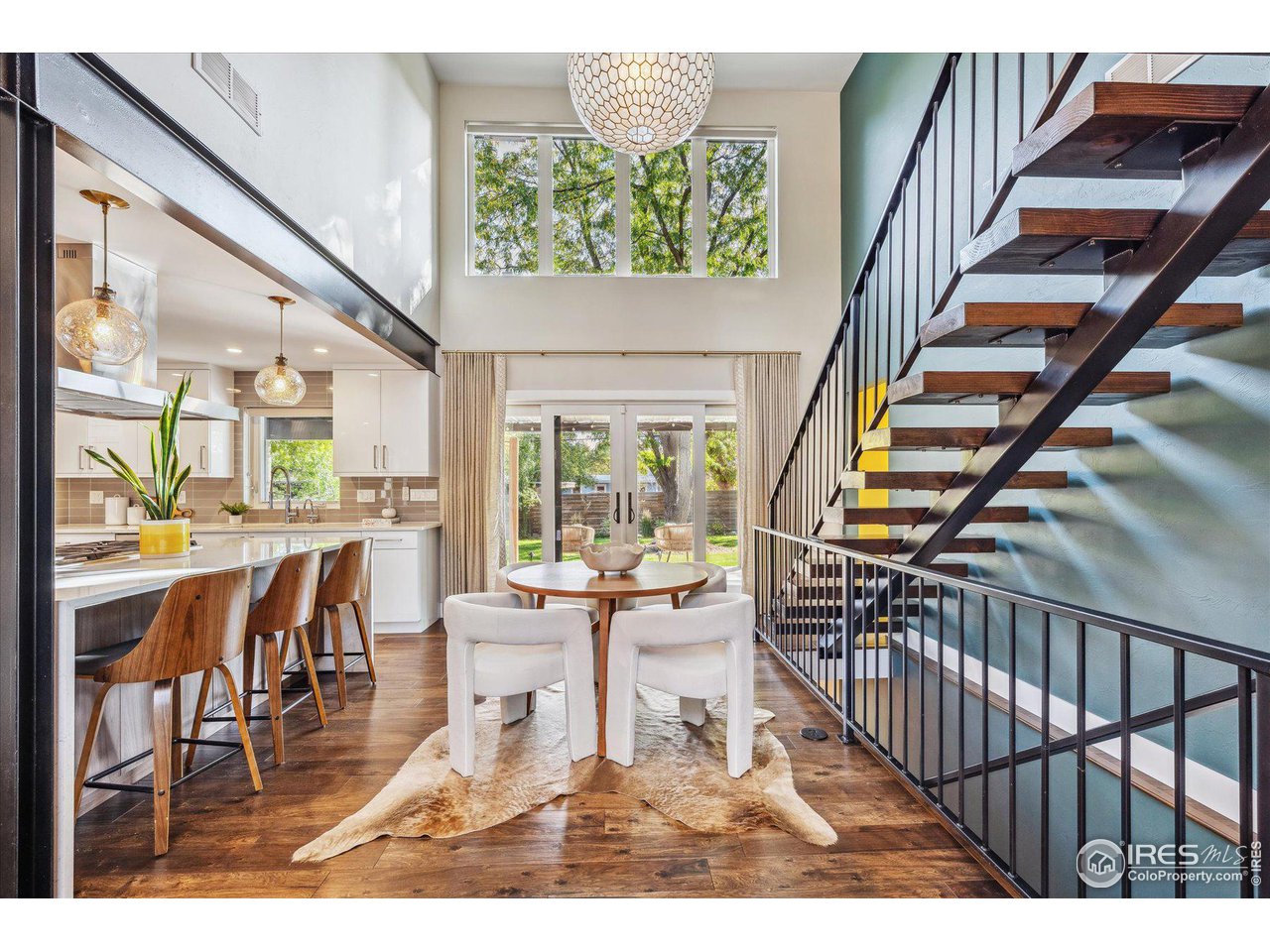 1920 Vista Drive Boulder, CO 80304 - Photo 12 of 38 a view of dining room and hall with furniture
