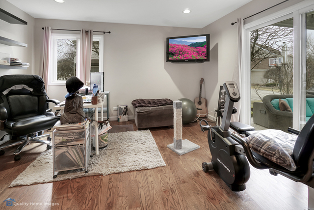 603 Raintree Road Buffalo Grove, IL 60089 - Photo 9 of 20 a living room with furniture and a flat screen tv