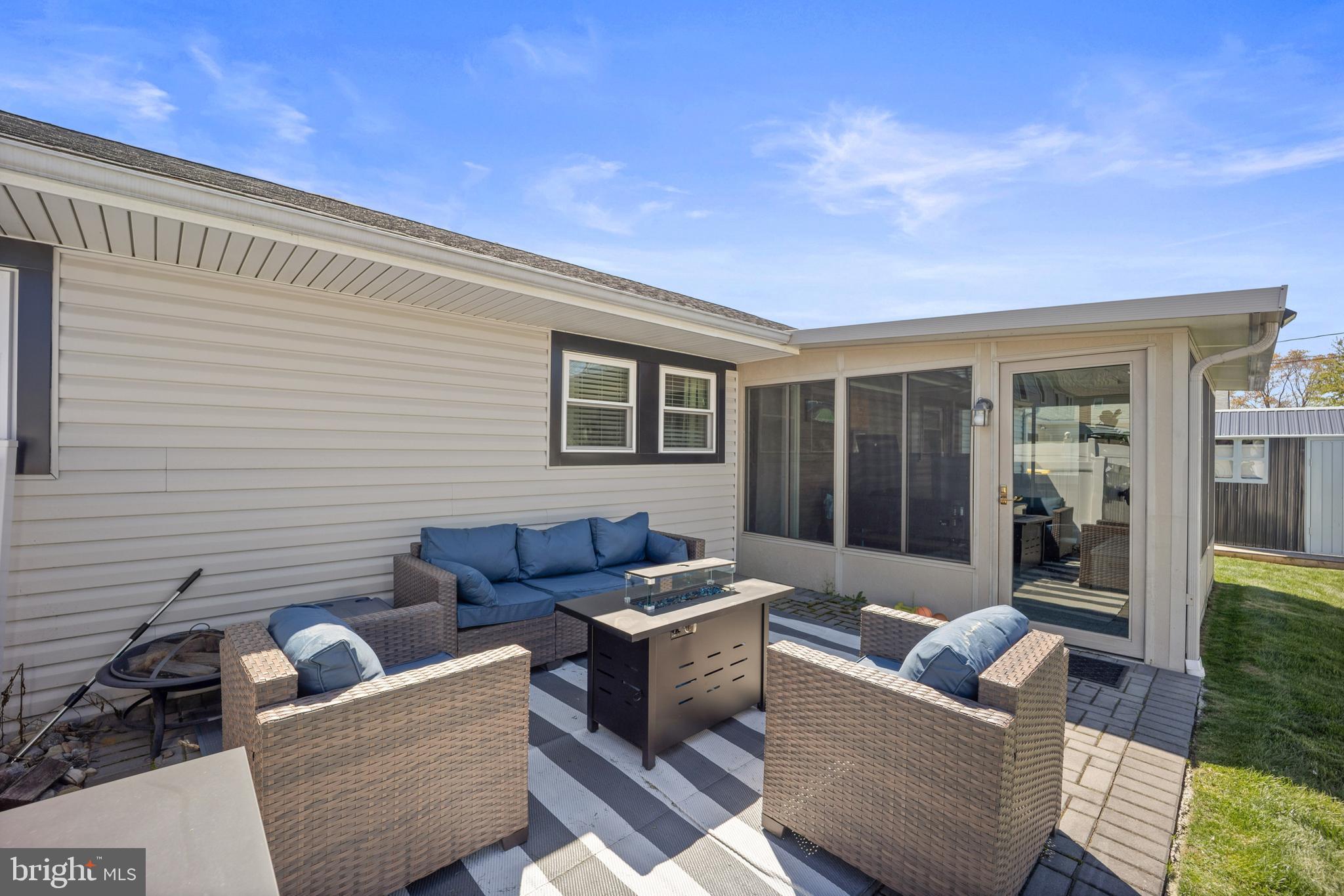 837 Fairfield Road Fairless Hills, PA 19030 - Photo 25 of 31 a outdoor living space with patio furniture and potted plants