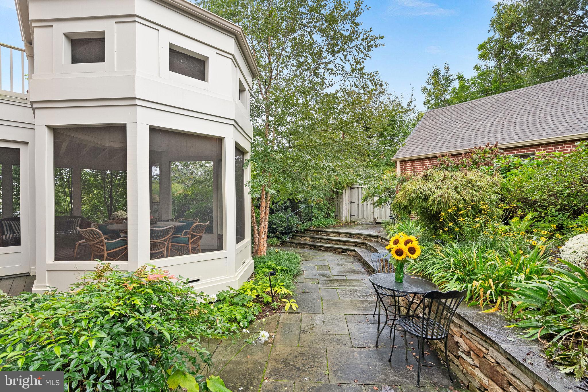 9314 Colesville Road Silver Spring, MD 20901 - Photo 58 of 88 Raised flower beds with seat height stone caps