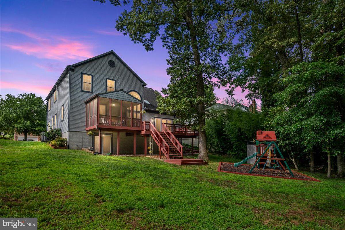 2024 Brigadier Boulevard Odenton, MD 21113 - Photo 3 of 51 Amble back yard with play equipment