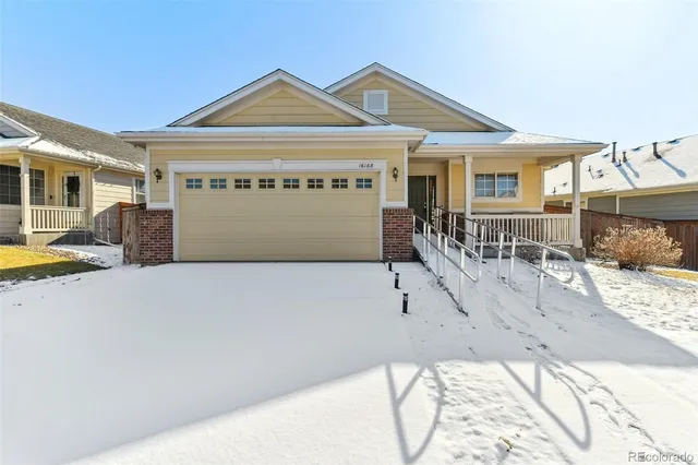 a view of a house with a roof deck
