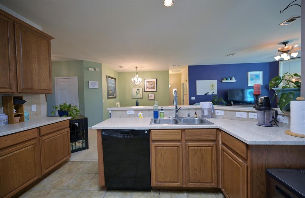 4509 Butterfly Way Fort Worth, TX 76244 - Photo 10 of 40 a kitchen with a sink and cabinets