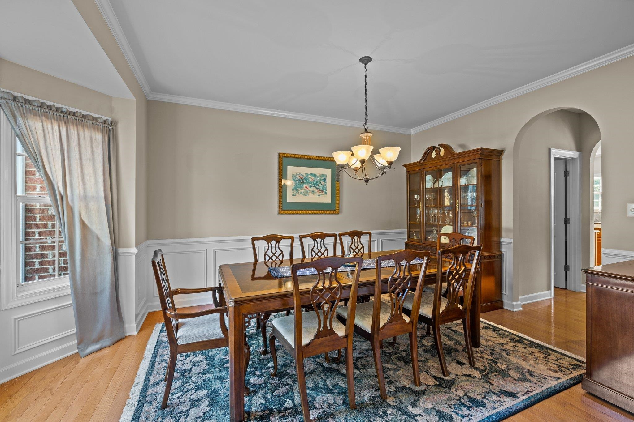 11900 Deneb Court Raleigh, NC 27614 - Photo 11 of 60 a view of a dining room with furniture window and wooden floor