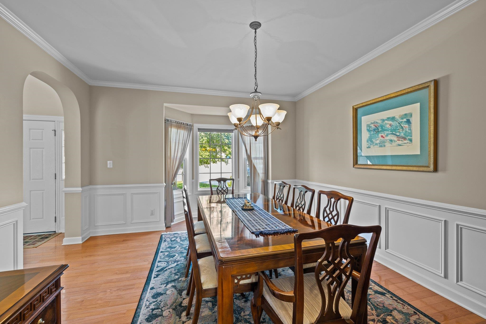 11900 Deneb Court Raleigh, NC 27614 - Photo 12 of 60 a view of a dining room with furniture window and wooden floor