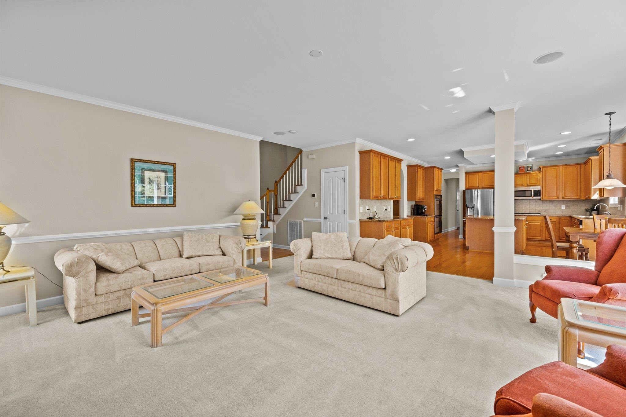 11900 Deneb Court Raleigh, NC 27614 - Photo 23 of 60 a living room with furniture white walls and white walls