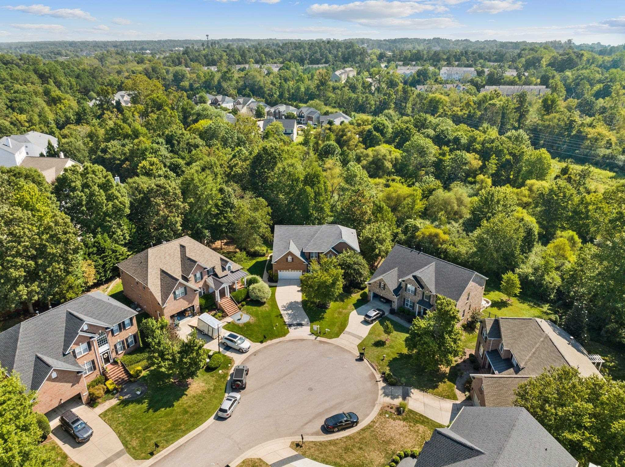 11900 Deneb Court Raleigh, NC 27614 - Photo 56 of 60 an aerial view of a house with a yard