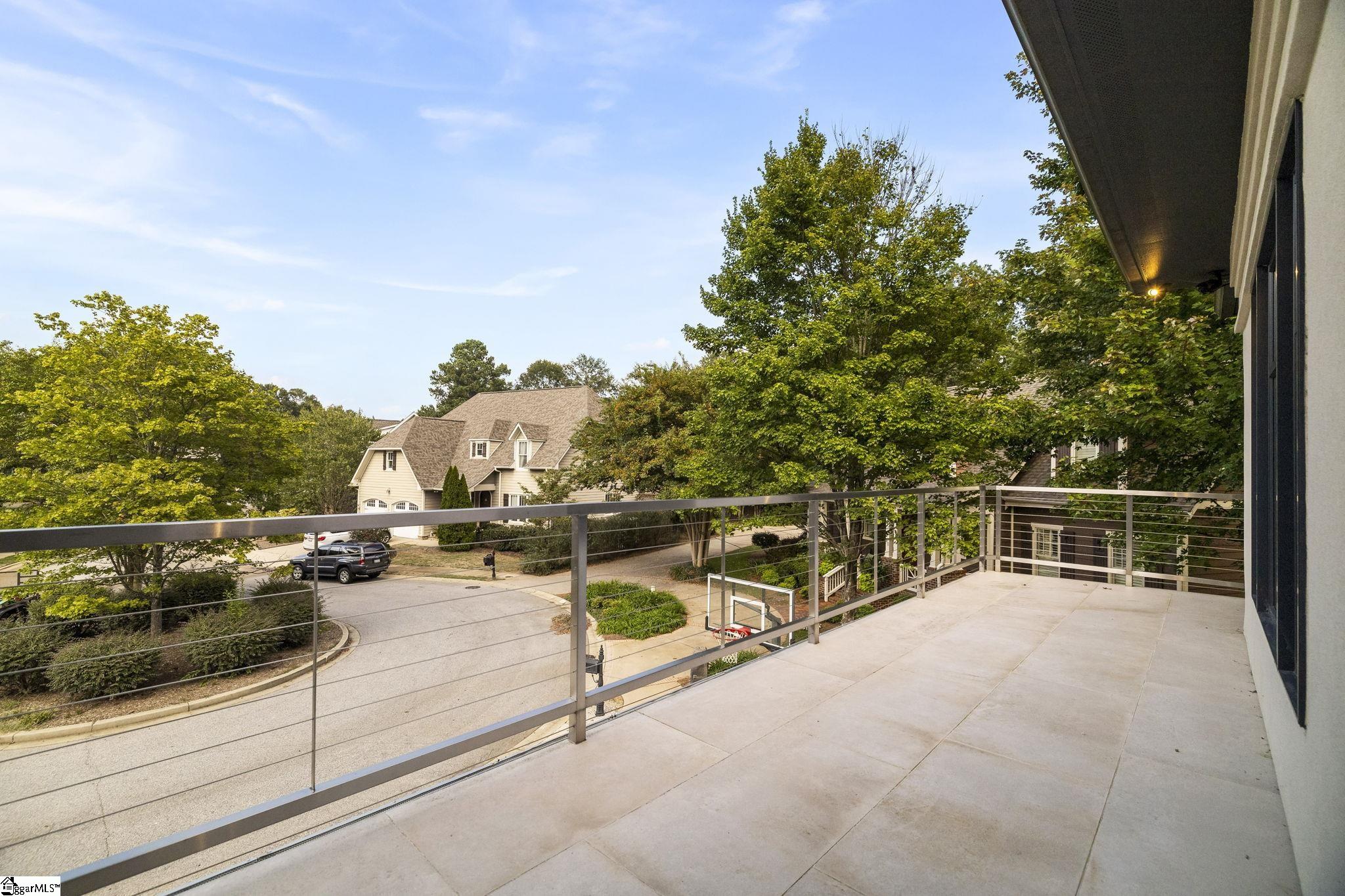 36 Gossamer Place Greenville, SC 29607 - Photo 31 of 50 Fully tiled with stainless steel railing