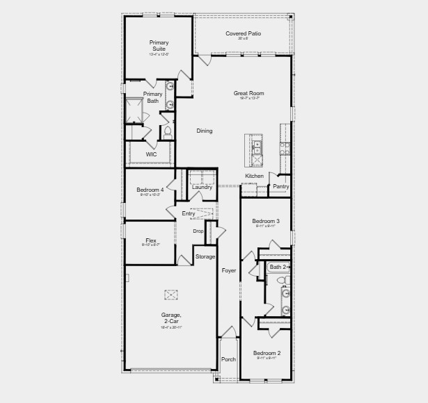 1207 Mattinson Rae Court Tomball, TX 77375 - Photo 38 of 38 Floor Plan