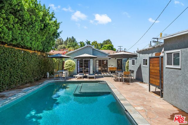 a view of a house with pool