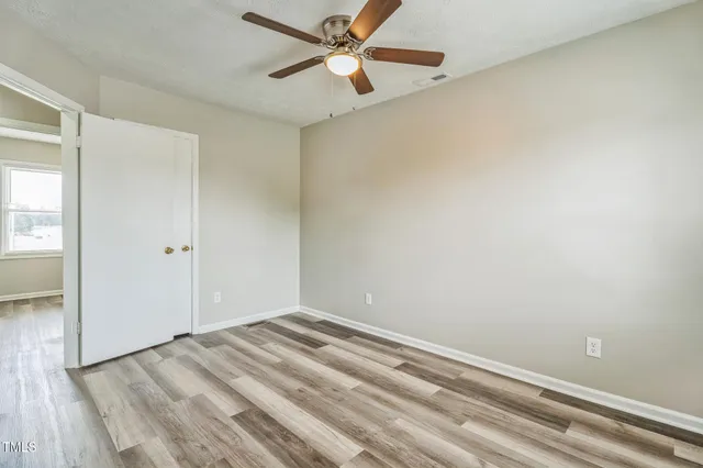 wooden floor in an empty room