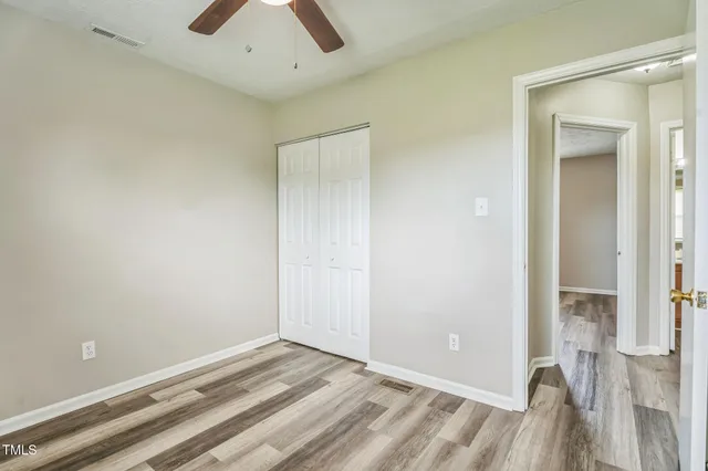 wooden floor in an empty room