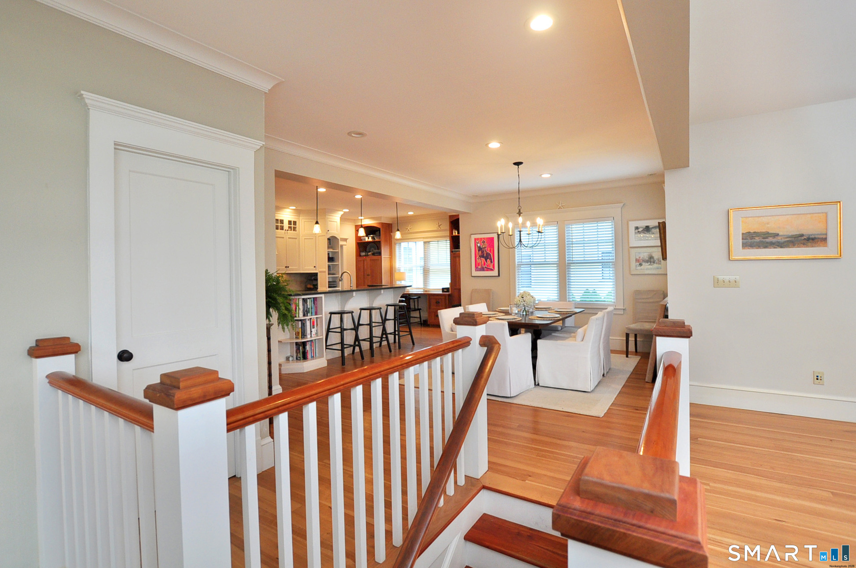 371 North Main Street Suffield, CT 06078 - Photo 34 of 39 a view of a hallway with dining room and furniture