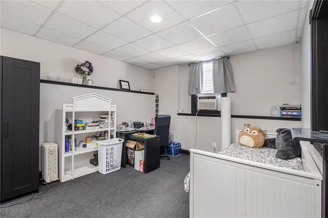 a room with storage and utility