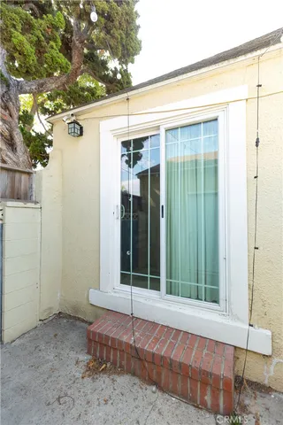 a view of a outdoor space with seating area