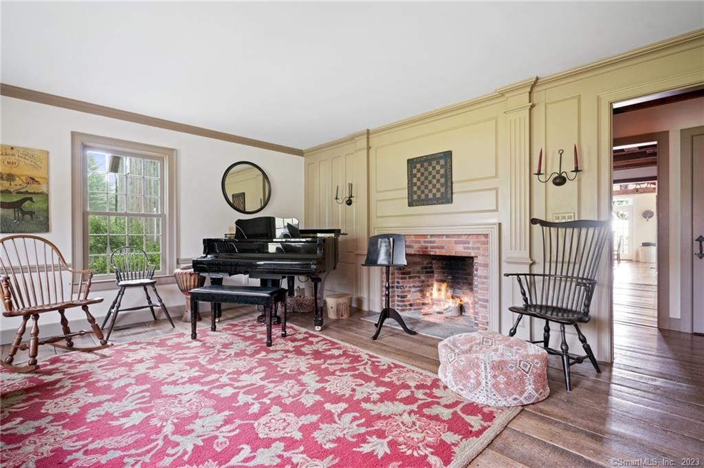 35 Northrup Street Bridgewater, CT 06752 - Photo 10 of 24 Living room with fireplace