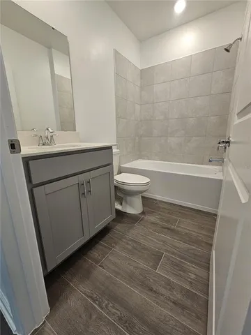 a view of a room that has a window in it