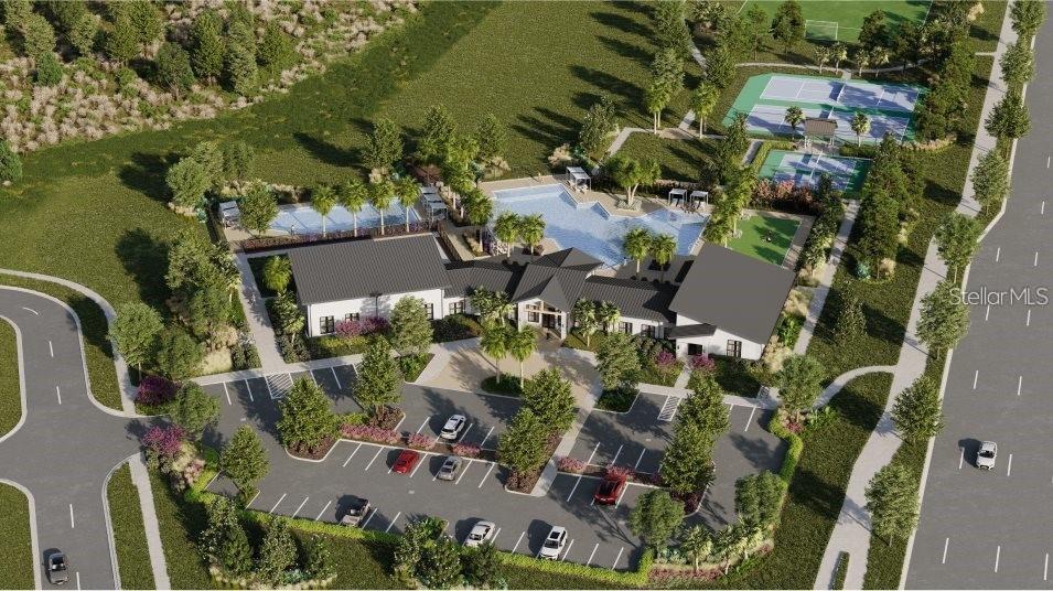 2629 Runners Circle Clermont, FL 34714 - Photo 19 of 22 an aerial view of residential house with outdoor space and swimming pool