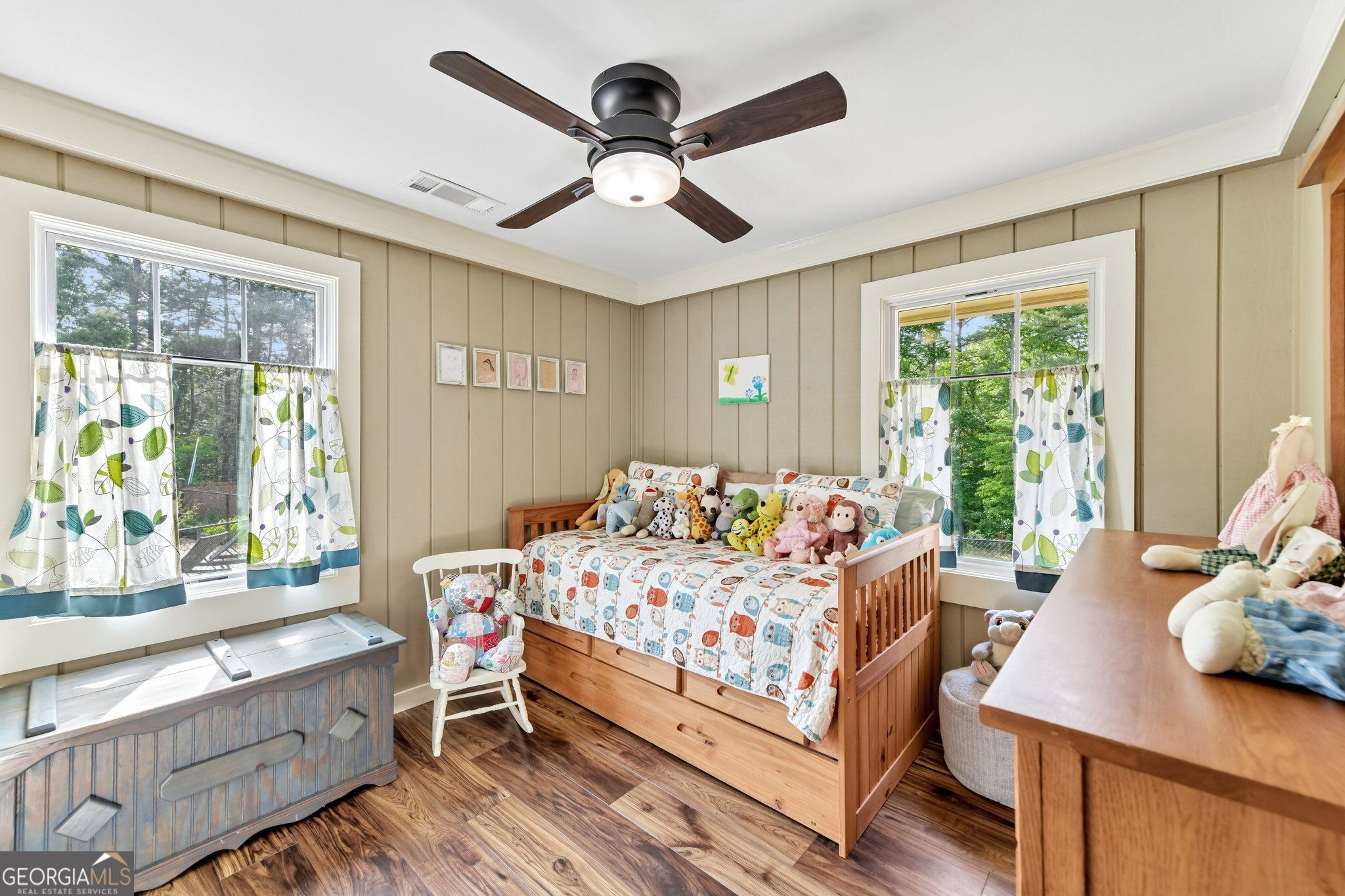 2630 Cold Springs Road Greensboro, GA 30642 - Photo 19 of 28 a bedroom with a bed and a large window