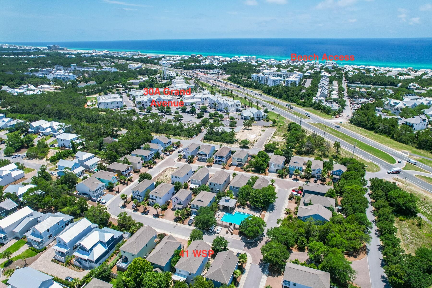41 West Shore Place Inlet Beach, FL 32461 - Photo 6 of 31 a view of city and mountain
