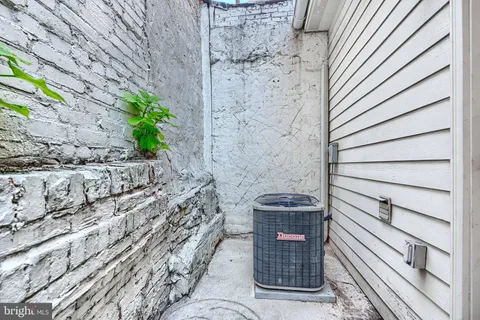 a view of a pathway of a building