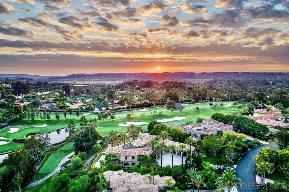 7756 St Andrews Road Rancho Santa Fe, CA 92067 - Photo 4 of 68 an aerial view of city and lake