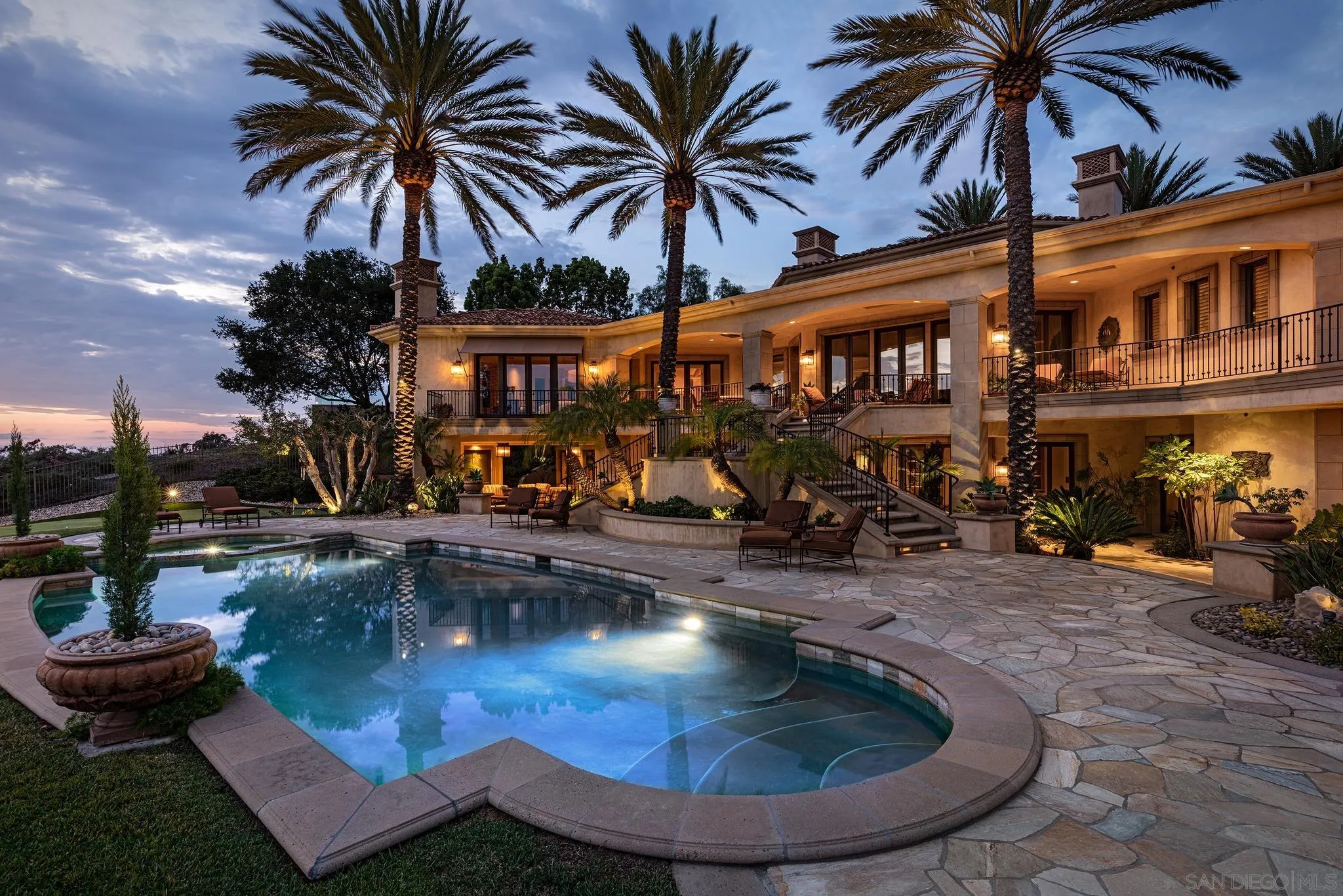 7756 St Andrews Road Rancho Santa Fe, CA 92067 - Photo 54 of 68 a view of a house with roof park