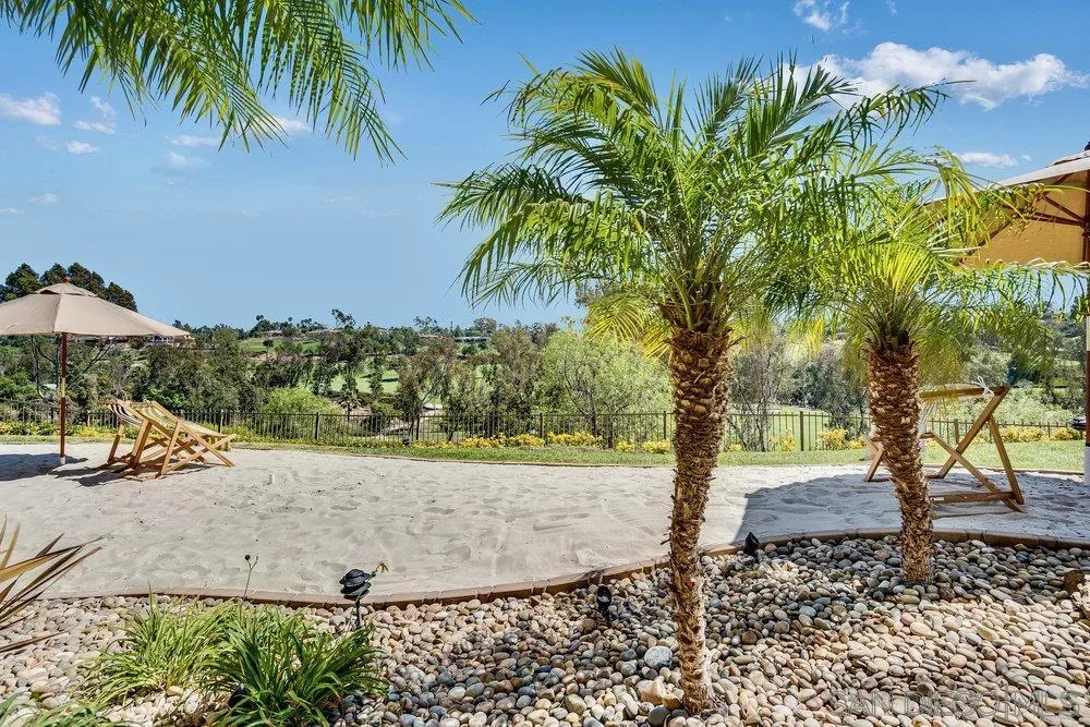7756 St Andrews Road Rancho Santa Fe, CA 92067 - Photo 58 of 68 a view of a yard with palm trees